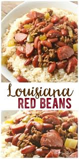 Louisiana Red Beans Rice Louisiana Recipes Bean Recipes Slow Cooker Red Beans