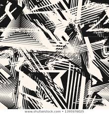 Abstract Black And White Graffiti Art Abstract Black And White Grunge Seamless Pattern Urban Art Texture With Chaotic Shapes Lines Abstract Texture Art Seamless Patterns
