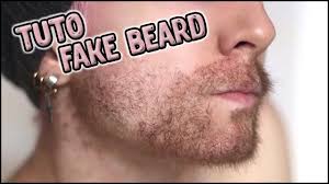 « et la fausse moustache, dans tout ça ? Tuto Fake Beard Fausse Barbe Youtube