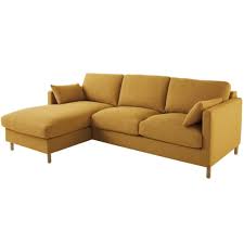 Maybe you would like to learn more about one of these? Canape D Angle Gauche 5 Places Jaune Moutarde Julian Maisons Du Monde