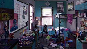 Spider Man Into The Spider Verse Spiderverse Twitter Environment Concept Art Concept Art Spider Verse