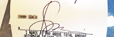 Credit card receipt signature rules. Say Goodbye To Credit Card Receipt Signatures Sort Of 2 Minute Finance