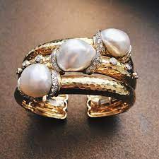 Pearls As Big As Lima Beans For June Birthdays Natural Pearl Jewelry White Pearl Jewelry Pearl Jewelry