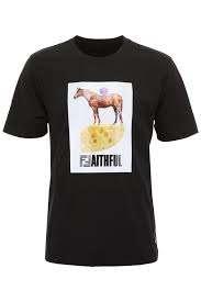 Fendi Printed Faithful T Shirt Fy0889 A4pf Nero Italy