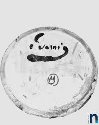 Signature Ceramique Et Gres De Andre Derain Pour Les Ceramiques De Mettey Mark Monogramme Cachet M Dans Un Cercle Ou Rond Marques De Poterie Ceramique Artiste Contemporain