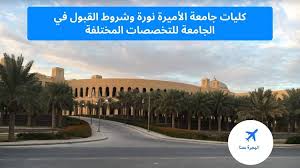 مسار التمويل المؤسسي السريع لدعم الهوية البحثية لجامعة الاميرة نورة بنت عبدالرحمن: ÙƒÙ„ÙŠØ§Øª Ø¬Ø§Ù…Ø¹Ø© Ø§Ù„Ø£Ù…ÙŠØ±Ø© Ù†ÙˆØ±Ø© ÙˆØ´Ø±ÙˆØ· Ø§Ù„Ù‚Ø¨ÙˆÙ„ ÙÙŠ Ø§Ù„Ø¬Ø§Ù…Ø¹Ø© Ù„Ù„ØªØ®ØµØµØ§Øª Ø§Ù„Ù…Ø®ØªÙ„ÙØ© Ø§Ù„Ù‡Ø¬Ø±Ø© Ù…Ø¹Ù†Ø§