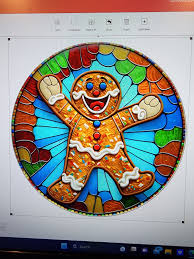 Gingerbread Man Wreath Sign