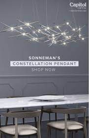 Robert Sonneman Constellation Ursa Minor 55 Inch Led Large Pendant Capitol Lighting Dining Room Lighting Led Dining Room Lighting Room Lights