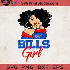Clip arts related to : Buffalo Bills Girl Svg Super Bowl Svg Black Woman Nfl Svg Afro Queen Svg Svg Print Studio