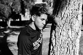 The hottest, most popular hd theme wallpaper page for users. Hd Wallpaper Man In Black Crew Neck Top Boy Teenager Black And White Leaning Against Tree Wallpaper Flare