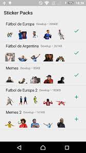 Descárgalo en android desde google play. Football Soccer Stickers For Whatsapp For Android Apk Download