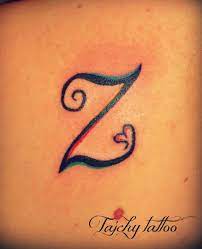 idea for letter z colourful z tattoo friend tattoos tattoo lettering