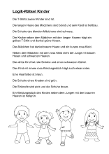Damit bei der schnitzeljagd alle kinder spaß haben, empfehlen wir, nicht zu große gruppen zu bilden. Logik Ratsel Logicals Fur Kinder Losen