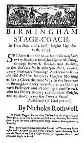 The First Birmingham Stage Coach 1731 Birmingham To London In 2 1 2 Days According To Google Maps This Route Is Ab Stagecoach Birmingham Birmingham England