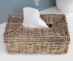 Kassatex ducale tissue box cover. Tissue Box Covers Online Rattan Square Whitewash Delivered Nationwide