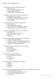 The answer key is below. Finding Nemo Quiz English Esl Worksheets For Distance Learning And Physical Classrooms
