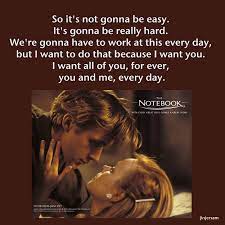 The film is literally filled with quotes about love that we'll be saying until. The Notebook Sad Quotes Quotesgram