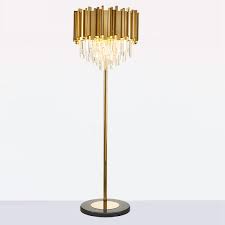 Gold Crystal Floor Large Tall Crystal Standing Lamps From tripod to arc floor lamps, establish the right ambiance with our range.