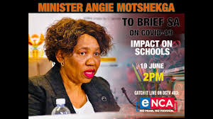 Education minister angie motshekga said the department is ready for all schools to open on monday, 26 july but president ramaphosa will have the final say. Minister Angie Motshekga Briefs Media Youtube