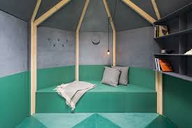 A solid wood bed made by natural bed company in solid maple with a stripe of zebrano wood across the headboard panel. Studio Ben Allen Designs Artichoke Shaped Garden Room