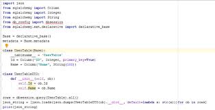 Return Sql Table As Json In Python Stack Overflow