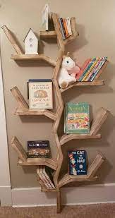 Tree Bookshelf Rustic Bookshelf Rustic Tree Shelf Tree Etsy Tree Bookshelf Rustic Bookshelf Nursery Bookshelf