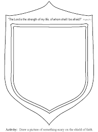 Template Armor Of God Shield Of Faith Armor Of God Lesson