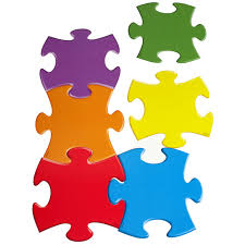 Puzzle Pieces Display Accents