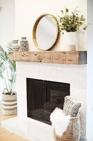 So it makes sense that this craftsman home has a sapphire blue in this typical minimalist modern living room you need a simple but have an awesome look mantel design. From Candles And Shelves To Mirrors And Succulents Refresh Your Fireplace Mantel With Corbels With Thes Farm House Living Room Home Fireplace Fireplace Design