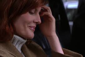 I will do this with my hair in a few years. The Thomas Crown Affair The Wardrobe Feather Factor