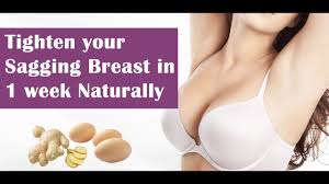 Visit a dermatologist if your breast skin is sagging. Tighten Sagging Breast In 1 Week Naturally Youtube