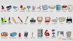 Office Supplies Names List Of Stationery Items And Office Supplies In English With Pictures Youtube