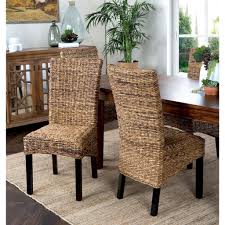 Homestya Rattan Dining Chairs Kosas Home Wicker Dining Chairs