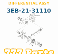 Komatsu DIFFERENTIAL ASSY 3EB-21-31110
