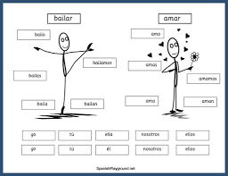 Spanish Verb Conjugation Practice For Kids Spanish Playground