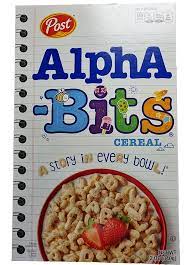 Alpha bits cereal from post is a wholesome and tasty american treat. Post Alpha Bites Cereal 340g