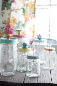 I love all your ideas! Recycled Food Jars Turned Storage Jars With Glass Knob Tops