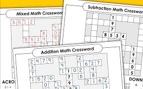 Get hints, track time, print, access previous puzzles and much more. Math Crossword Puzzles