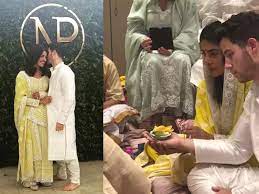 Resmi menikah dengan nick jonas, priyanka chopra ternyata penggemar berat chelsea. Priyanka Chopra Dan Nick Jonas Preweding Mengunakan Pakaian Tradisional India Urbanasia Com