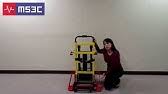 The electric / battery powered chair stair stretcher is ideal for emergency evacuations, power outages, and daily patient transport to safely and easily move a patient or loved one up and down a flight of stairs. Mobi Ez Battery Powered Stair Chair Youtube