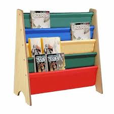Product title humble crew kids book rack with fabric sling sleeves, multiple colors average rating: Childrens Book Shelf Kids Bedroom Play Room Storage Bookcase Rack Tidy Uk 23 99 Picclick Uk