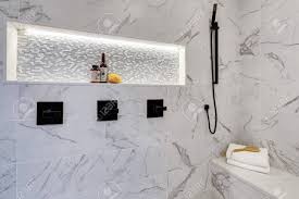 Maybe you would like to learn more about one of these? Master Modern Bathroom Interior In Luxury Home With White Shower Stock Photo Picture And Royalty Free Image Image 107678079
