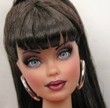 Barbie Doll Black Label Collection Lexie One Of A Kind Barbie Basics Black Label Collection Doll Model No 3 Ooak Custom Hand Painted Doll Art By Artist Pamela Reasor Barbi Molde Kukly