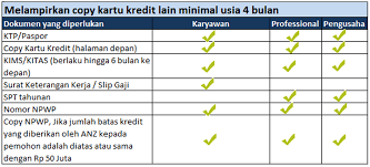 Kartu kredit memang sudah banyak digunakan sebagai metode pembayaran. Persyaratan Kredit Tanpa Agunan