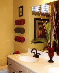 Be My Guest Bathroom Bathroom Red Brown Bathroom Decor Brown Home Decor