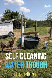 How To Keep A Water Trough Clean For Livestock Diy Danielle Water Trough Homesteading Animals Horse Water
