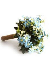 Though it looks like this bouquet is just a bunch of roses, the rounded shape is dependent upon creating a teepee shape with the stems so the flowers won't be squashed together. Wedding Flower Bouquet Silk Flowers Hand Tied Bridal Bouquet Milanoo Com