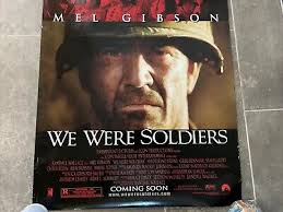 WE WERE SOLDIERS DS ROLLED ORIGINAL ONE SHEET MOVIE POSTER MEL GIBSON  (2001)