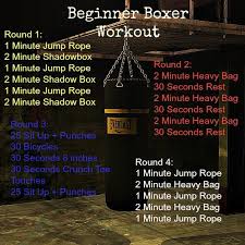 Beginner Boxer Workout Boxer Workout Boxing Workout Routine Boxing Training Workout