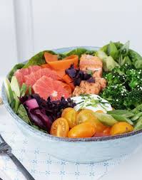 Salat Bowl Mit Stremellachs Puppenzimmer Com Lachs Rezept Rezepte Gesund Salat Bowl